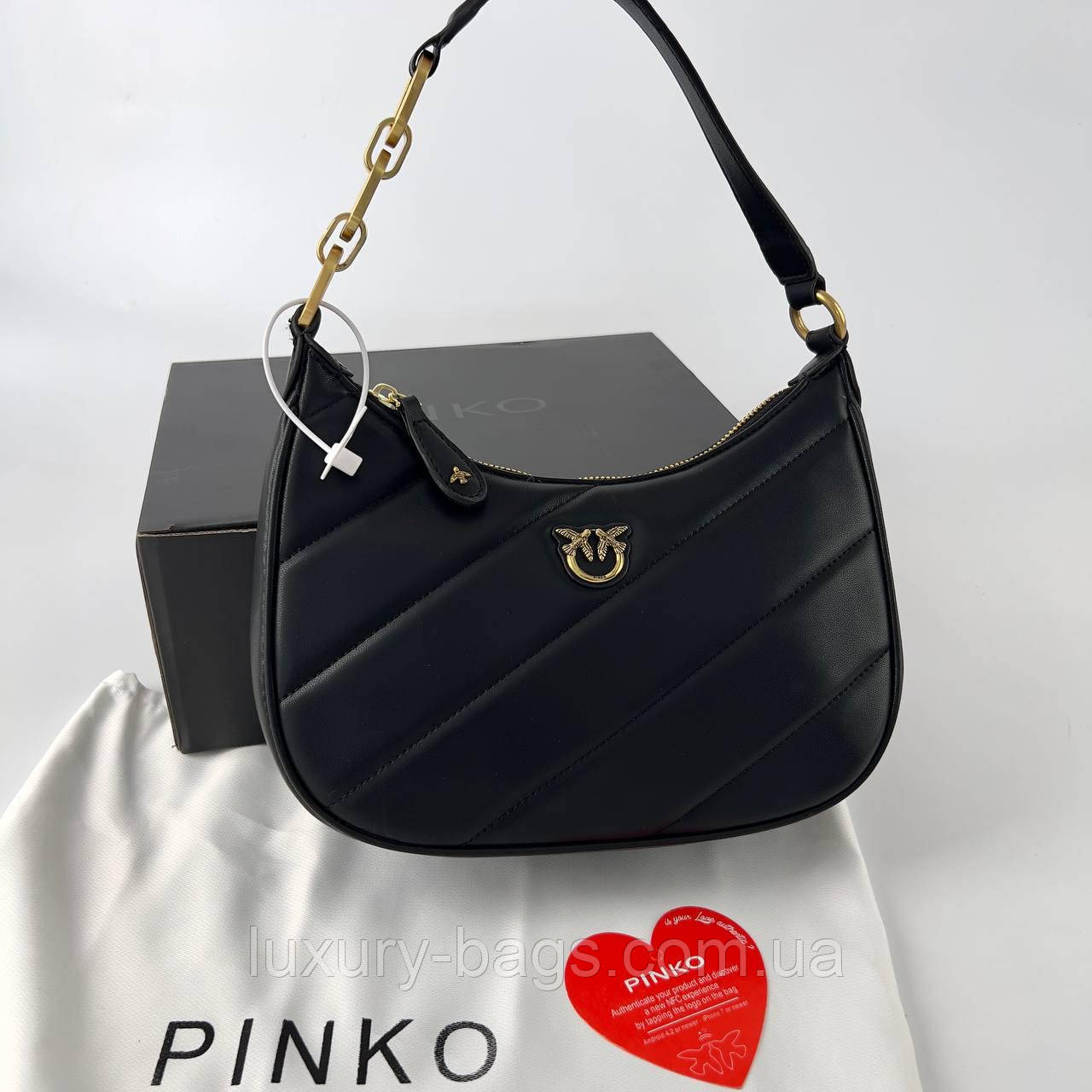 Стильна новинка — жіноча сумка Pinko люксової якості, фото 1