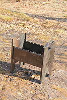 Мангал-кейс на 8 шампурів із гравіюванням Вовк