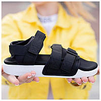 Женские / мужские Adidas Adilette Sandals Black White, унисекс черно-белые сандалии адидас адилет черные