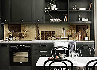 60х200 см Фартук виниловый, фартуки стеновые панели для кухни, декоративная самоклеющаяся пленка, защитная