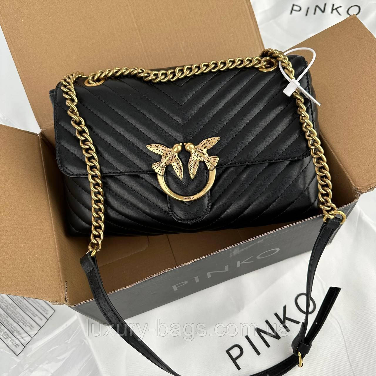 Стильна сумка Pinko (люкс якість)
