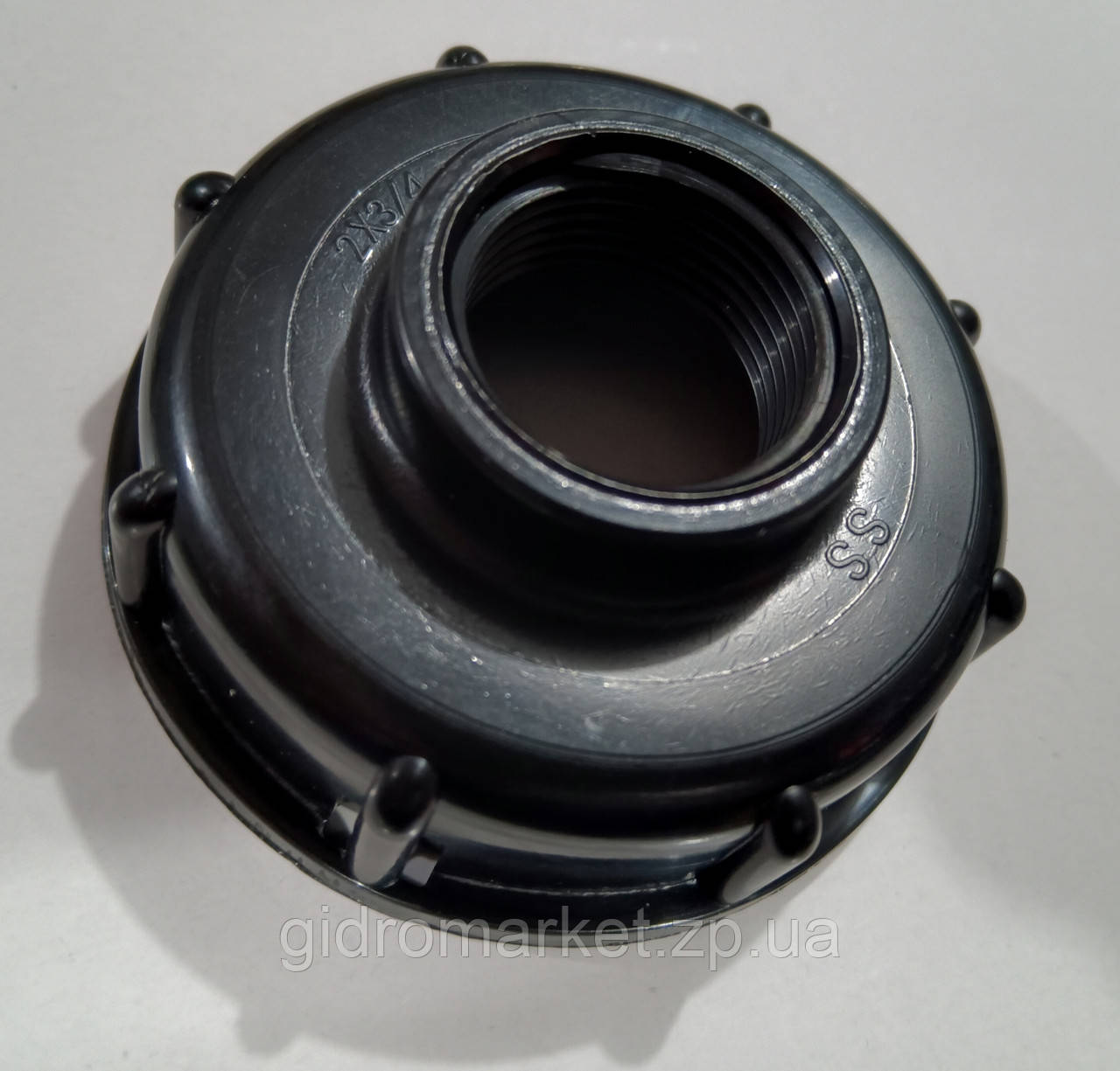 Перехідник для єврокуба D-60 мм, на різь 20 мм (3/4" дюйма), перехідник ...