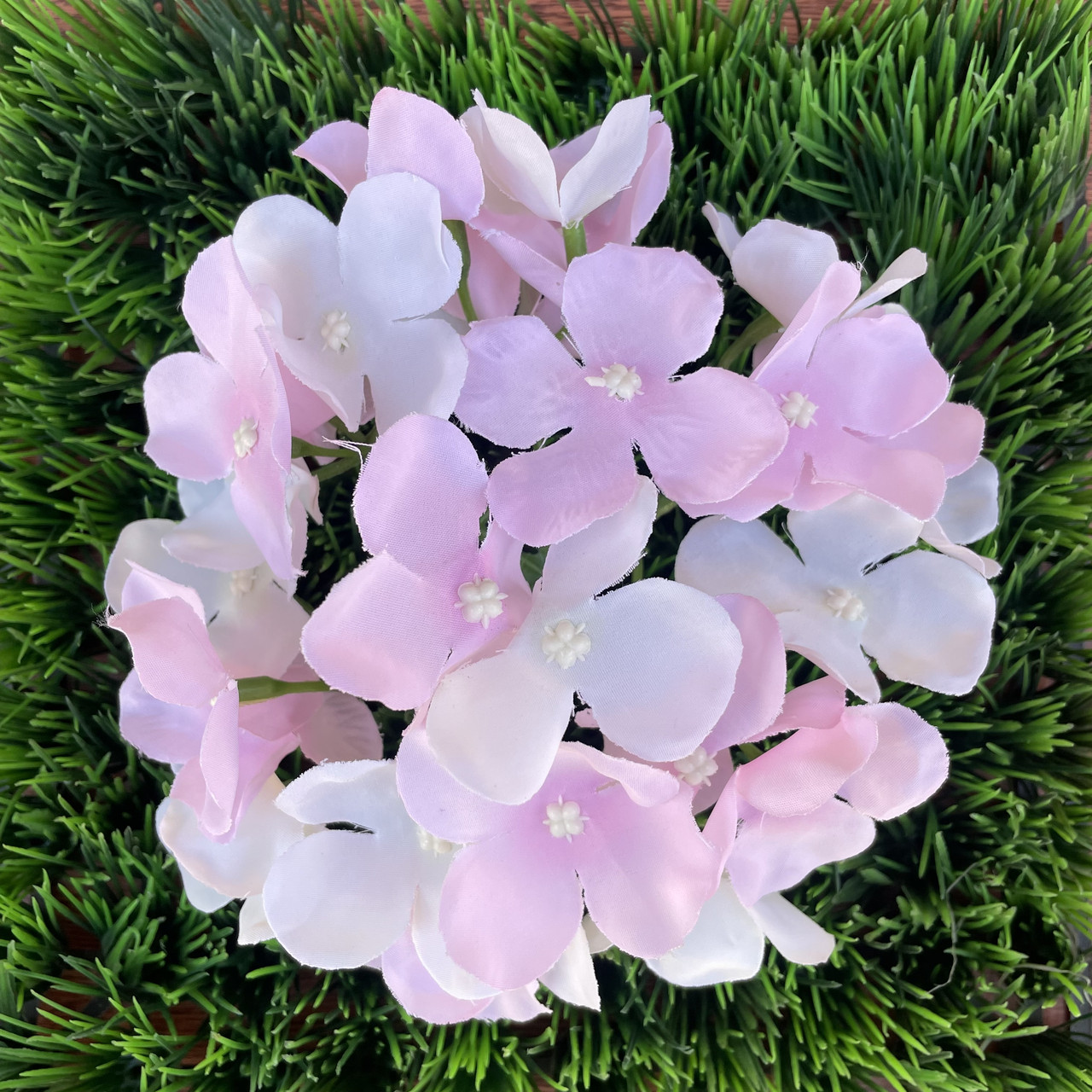 Головка гортензії, 16 см рожева, фото 1