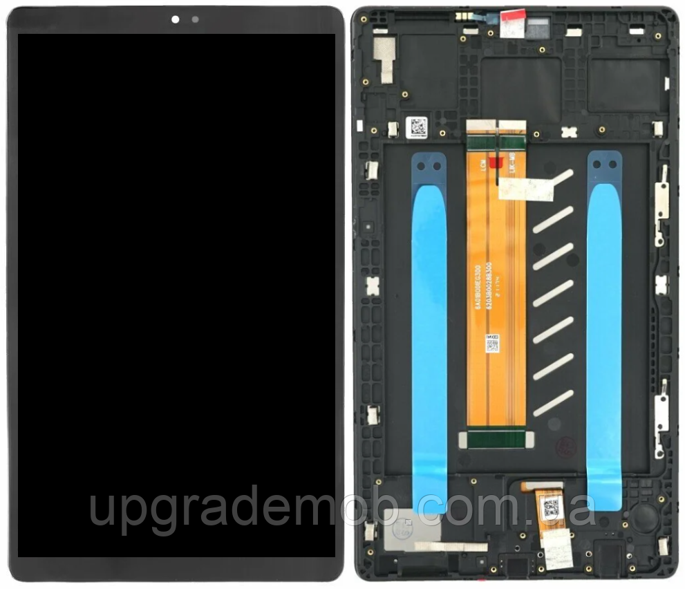 Дисплей модуль тачскрин Samsung T225 Galaxy Tab A7 Lite версія LTE чорний OEM чудовий з рамкою