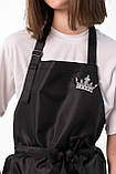 Фартух широкий з водовідштовхуючої тканини  та вишивкою, фото 3