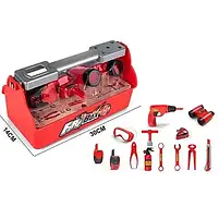 Набір iнструментів 326-F12 2 кольори, 13 предметів, валіза, 30-15-14 см., фото 2