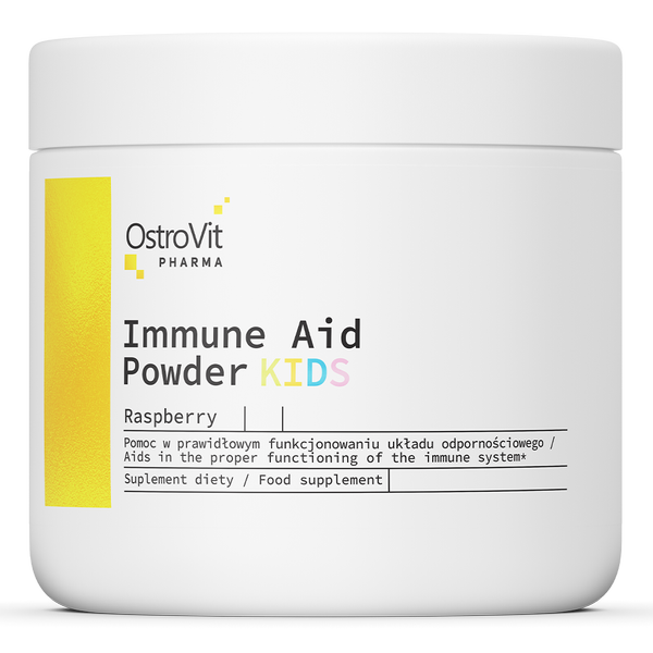 Вітаміни Immune Aid KIDS Powder OstroVit Pharma 100 г Малина