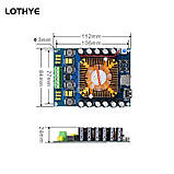 Підсилювач 2 х 160 Вт TDA7498E з кардридером, USB і пультом, фото 2