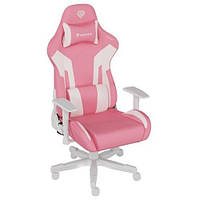 Ергономічне ігрове комп'ютерне крісло Genesis Nitro 710 Рожево-біле