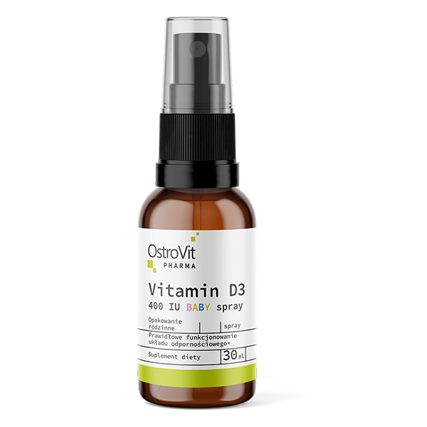 Vitamin D3 400 IU BABY spray OstroVit Pharma 30 мл