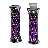 Ручки газа алюминиевые фиолетовые чешуя