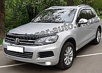 Дефлекторы окон (ветровики) Volkswagen Touareg 2010-2018 (Hic)