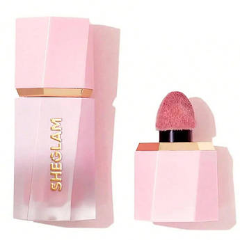 Кремово-гелеві шимерні рум'яна SHEGLAM Color Bloom Liquid Blush Shimmer Finish Love Cake 5.2 мл