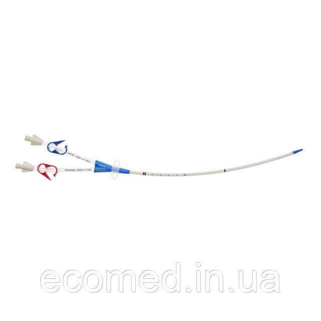 Набір з катетером для гемодіалізу, катетер 12Fr. x 16 см, двуканальний,переріз C 12/12, фото 1
