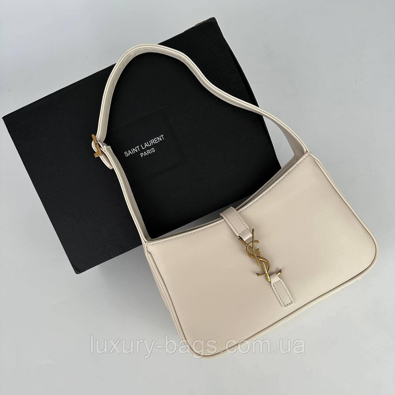 Шкіряна жіноча сумочка Yves Saint Laurent Hobo