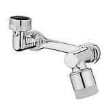 Насадка-аератор Faucet Splash Head на кран для економії води, поворот на 1080°, два режими з металу, фото 3