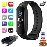 Спортивний фітнес-браслет Smart Band M7 з пульсометром та тонометром для тренувань, фото 5