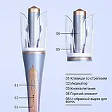 Автоматична керамічна плойка, що обертається, для волосся з температурою до 230°С LSM-632, фото 4