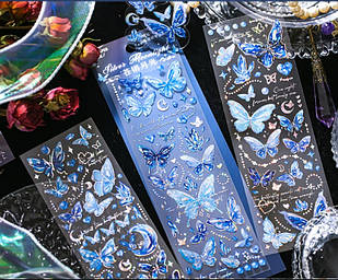 Прозорі стикери з "Кристальними метеликами"