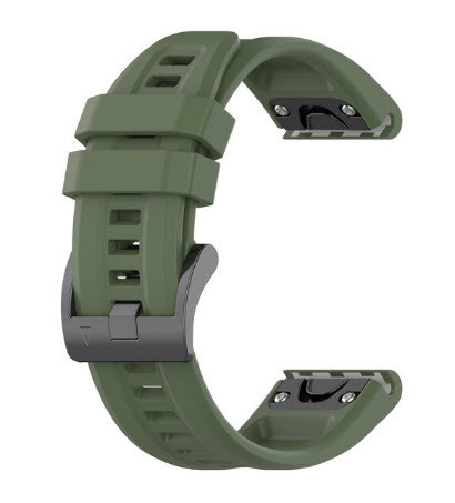 Ремінець для Garmin Fenix 5S, 5S+, 6S, 6S pro, 6S Sappphire (QuickFit, колір - хакі), фото 1