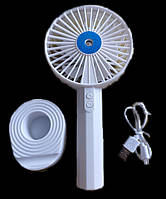 Портативный Ручной Мини Вентилятор с Эффектом Увлажнения Воздуха и Подставкой Kinzo Cooling Аккумуляторный