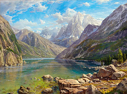 Алмазна вишивка. Картина на підрамнику "Місце сили" , розмір 40х50см