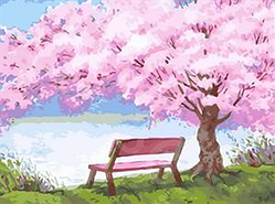 Алмазна вишивка. Картина на підрамнику "Куточок натхнення" , розмір 40х50см