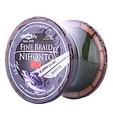 Шнур 1000 м 0,40 мм 36,4 кг 4-жильний рибальський шнур мононитка 1000 м, фото 6