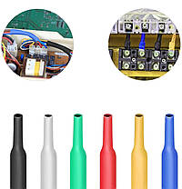Термоусаджувальна трубка 80/40, 1м, Зелений, Термозбіжна трубка, Кембрик термозбіжний, Універсальна, E.NEXT, фото 3