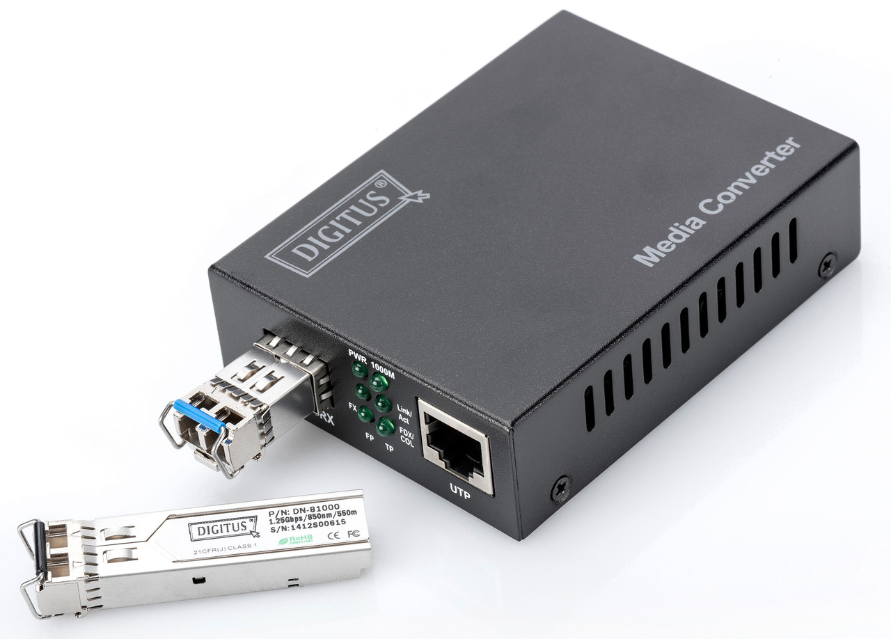 Digitus Медиа конвертор 10 Gigabit Ethernet, SFP supports 1G, 2.5G, 5G and 10G, open slot Bautools - Всегда - фото 2 - id-p1865991670