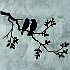 Декоративне настінне Панно «Дві пташки», Декор на стіну, фото 5