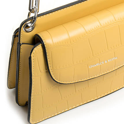 PODIUM Сумка Жіноча Класична віск-шкіра FASHION 04-02 1663 yellow, фото 2