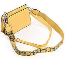 PODIUM Сумка Жіноча Класична віск-шкіра FASHION 04-02 1663 yellow, фото 3