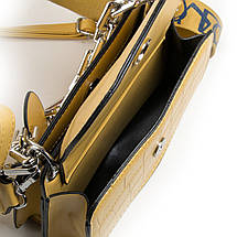 PODIUM Сумка Жіноча Класична віск-шкіра FASHION 04-02 1663 yellow, фото 4
