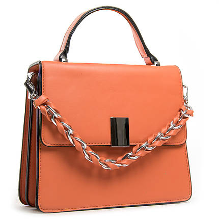 PODIUM Сумка Жіноча Класична віск-шкіра FASHION 04-02 16928 orange, фото 1