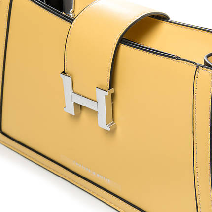 PODIUM Сумка Жіноча Класична віск-шкіра FASHION 04-02 8865 yellow, фото 2