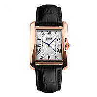 Женские часы Skmei 1085 Spring (Черный), качественные, изящные женские наручные часы, механические, стильные