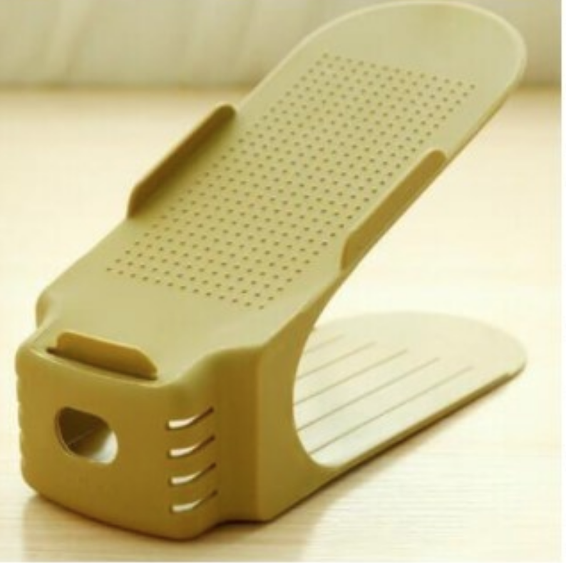 Підставка для взуття Double Shoe Racks коричнева, фото 1