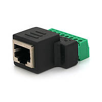 Разъем для подключения RJ-45(F) (8 контактов) с клеммами под кабель Q100