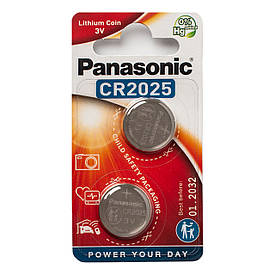 Батарейки Panasonic CR2025 Lithium 3V