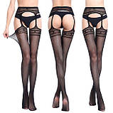 Панчохи чорні з візерунком STYLE 10, фото 2