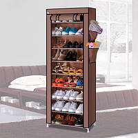 Тканинний органайзер шафа для зберігання взуття Shoe Cabinet 6110 160х60х30 см, Взуттєвий складаний стелаж