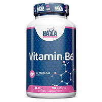 Vitamin B6 25 мг Haya Labs (90 таблеток)