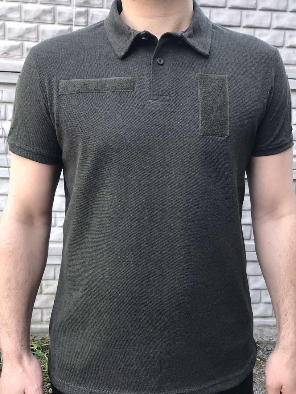 Тактичне ПОЛО ОЛива з Липучками M L Xl 2XL