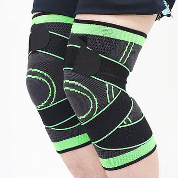 Комплект 2 шт Бандаж колінного суглоба Knee bands, L / Фіксатор коліна / Спортивний наколінник