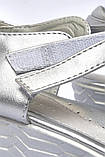 Босоніжки дитячі срібного кольору 155642L, фото 6