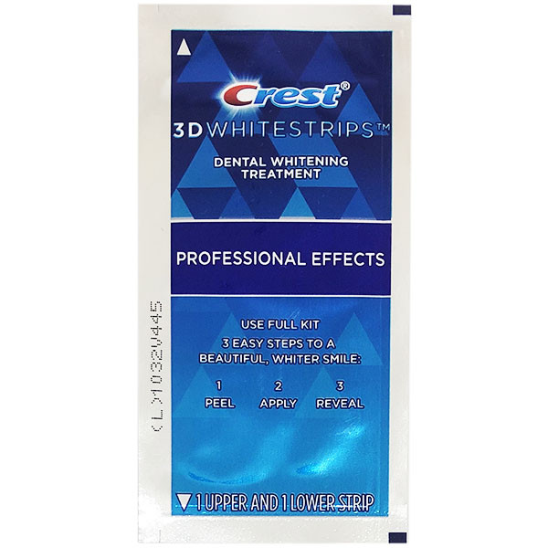Відбілювальні смужки Crest 3DWhitestrips Professional Effects (1 стик)