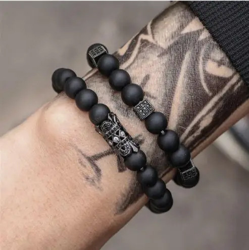 Чоловічий браслет з каменю PLIMUT