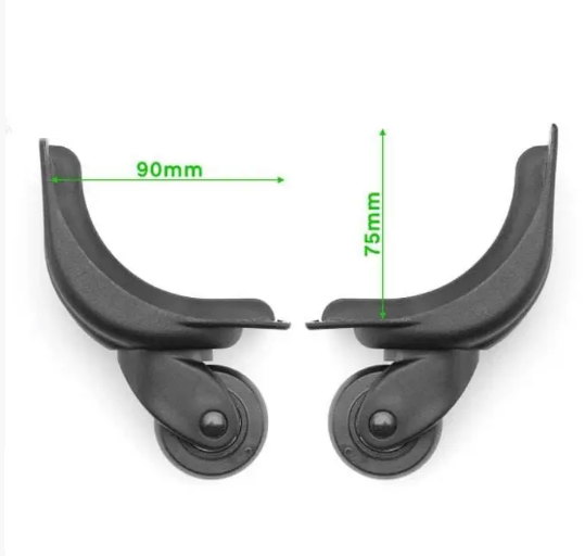 Колеса для валізи/на підшипниках/все кріпиться на болтах/без виступу 1486