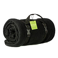Плед флисовый Nester Black Case 145*200 черный – практичное и незаменимое одеяло